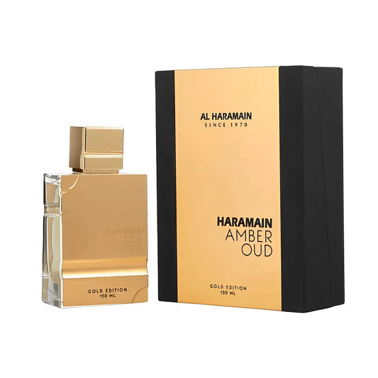 Perfume Al Haramain Gold Edition Amber Oud 120ML