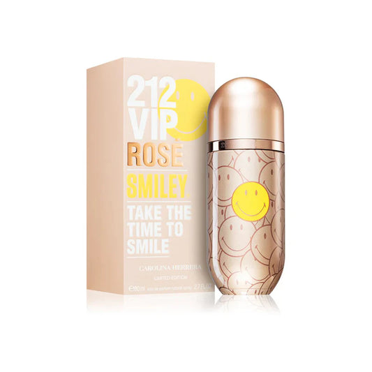 Perfume Carolina Herrera 212 Vip Rose Smiley 80ML